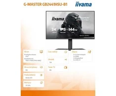 iiyama G-MASTER GB2441HSU-B1 computer monitorius 60.5 cm (23.8") 1920 x 1080 pikselių Full HD LED Juodas