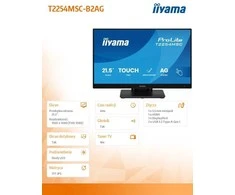 Monitorius iiyama ProLite T2254MSC-B2AG