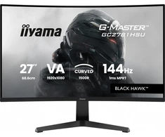 Iiyama g-master gc2781hsu-b1 27" 144h monitorius komputerowy 68,6 cm (27") 1920 x 1080 px juoda
