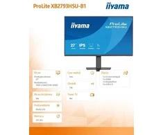 Monitorius iiyama ProLite XB2793HSU-B1