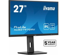 Monitorius IIYAMA XUB2797QSU-B2 27 colių IPS 2560x1440 300cd/m2 1ms HDMI DP USB