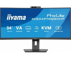 Monitorius „iiyama ProLite XCB3497WQSNPH-B1“ – 120 Hz | UWQHD | 34 colių | VA | 0,4 ms + „Norton Small Business“