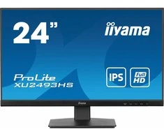 „IIYAMA XU2493HS-B6“ 24 colių ETE IPS monitorius su 1920x1080 100 Hz, 250 cd/m², garsiakalbiai, HDMI, DisplayPort