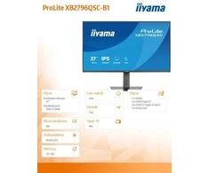 Monitorius iiyama XB2796QSC-B1 - 75Hz | Full HD | IPS | 27''