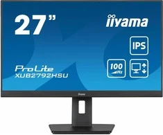 Monitorius IIYAMA XUB2792HSU-B6 27 colių ETE IPS skydelis 1920x1080 100Hz 250cd/m 15cm Aukštis Regul. Stovas garsiakalbiai HDMI DisplayPort 0.4ms