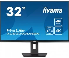 Monitorius Iiyama ProLite XUB3293UHSN-B5, 32" 4K UHD IPS 16:9, 4 ms, matinis, juodas