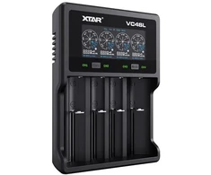 Xtar įkroviklis cilindriniams akumuliatoriams li-ion/ni-mh/ni-cd 18650 vc4sl