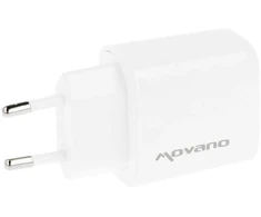 Įkroviklis Movano GaN 20W USB-C PD + USB-A (baltas)