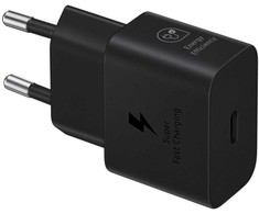Įkroviklis samsung maitinimo adapteris 25w usb-c greitas įkrovimas 1m juodas