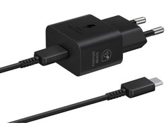 Įkroviklis samsung maitinimo adapteris 25w usb-c greitas įkrovimas 1m juodas