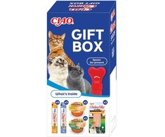 Inaba Ciao dovanų dėžutė,10xChuru, 2xDashi Delights, 1xvištienos file + skanėstų šaukštas