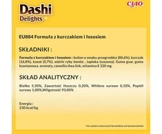 INABA CAT Dashi Delights Silky Broth vištiena su lašiša - skanėstas katėms - 40g