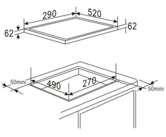 Indukcinė kaitlentė mpm-30-im-12/n 30cm