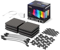 Inteligentne bloki twinkly squares combo pack 6 blocks (1 master + 5 extension) x 64 pikselių rgb
