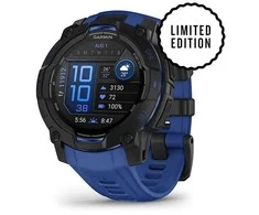 Išmanusis laikrodis Garmin Instinct 3 – 45 mm, AMOLED, Juodas su mėlynu / juodu dirželiu