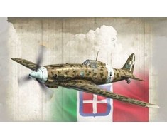 Italeri MC.202 Folgore Aces 1/72, plastikinis surenkamas lėktuvo modelis