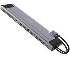 J5 Create J5sukurkite 2xusb-c m.2 nvme usb-c gen 2 prijungimo stotelę 1xhdmi/1xdisplay prievadą/3xusb3.2/2xusb-c/rj45 gigabit/ 1xm.2 nvme lizdą sidabrinė jcd552-n