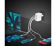 J5 Create J5create – 130 W GaN USB-C 4 prievadų įkroviklis – ES