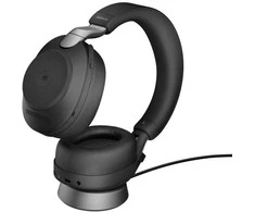 „Jabra Evolve2 85“ belaidės ir laidinės ausinės su galvos juosta, „MS“ stereofoninės ir BT ausinės