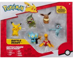 Jazwares Pokemon mūšio figūrėlės 6-Pak 8 serija, figūrėlės