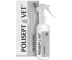 JM SANTE Polisept Vet Purškiklis Sidabrinis Pro - wound solution for dogs and cats – 200 ml
