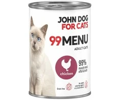 John Dog 99 menu dorosły vištiena karma mokra katei 400g