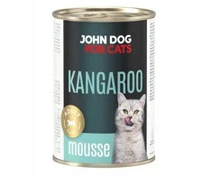 JOHN DOG For cats Kangaroo Mousse – šlapias kačių maistas – 400g