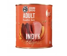 JOHN DOG moliūgas kalakutiena with pumpkin – drėgnas ėdalas šunims – 800g