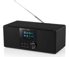 Muzikinis centras JVC RA-E981B belaidžio ryšio „Bluetooth“ interneto radijas, juodas