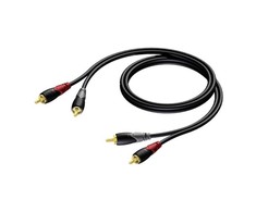 Audio laidas Procab, 2xRCA, 1,5 m