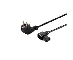 Maitinimo Laidas - SAVIO CL-116 1.8m IEC C13 Kampiniai Jungtys Juodas