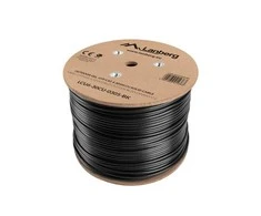 Lanberg UTP solid gel. cable, CU, cat. 6, 305m, Juodas