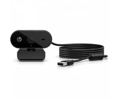 HP 325 USB FHD Privacy verslo klasės internetinė kamera su integruotu mikrofonu, sertifikuota „Chromebook“, tvirtinama prie sienos - Juodas