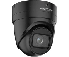 Hikvision kupolas DS-2CD2H86G2-IZS(C) F2.8-12 (juoda, 8 MP, 30 m.IR, AcuSense)