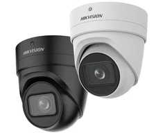 Hikvision kupolas DS-2CD2H86G2-IZS(C) F2.8-12 (juoda, 8 MP, 30 m.IR, AcuSense)