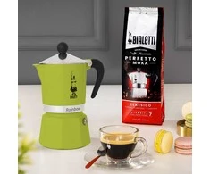 Kavos aparatas Kavavirė bialetti rainbow espresso maker (spalva žalia)