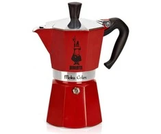 Kavos aparatas Bialetti kawiarka moka express 3tz raudona