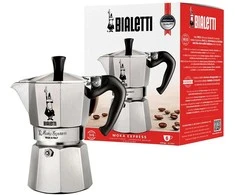 Kavos aparatas Bialetti moka express kavos virimo aparatas (sidabro spalvos)