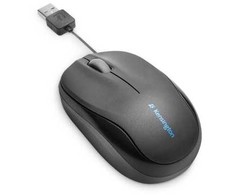 Kensington Pelė mobili su suvyniojamu laidu pro fit