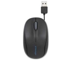 Kensington Pelė mobili su suvyniojamu laidu pro fit