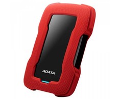 Kietasis diskas Dysk zewnętrzny hdd adata hd330 (2tb; 2.5"; usb 3.2; raudona)