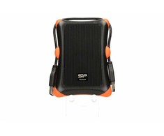 Kietasis diskas Dysk zewnętrzny hdd silicon power armor a30 (2tb; 2.5"; usb 3.2; 5400 aps./min; oranžinis-juodas; sp020tbphda30s3k)