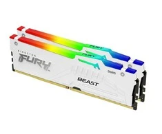 RAM Kingston KF552C40BWAK2-64 64GB 5200MT/s DDR5 CL40 DIMM (Kit of 2) FURY Beast Baltas RGB XMP | Kingstonas