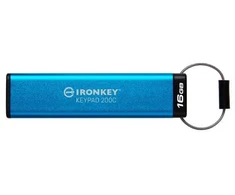 Kingston IronKey klaviatūra 200 16GB USB-C AES Encrypted