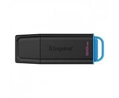 Kingston 128gb portable usb 3.2 gen 1 datatraveler exodia juodas/mėlynas