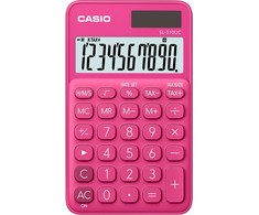 Skaičiuotuvas - Casio SL-310UC Raudonas 10 Skaitmenų Ekranas