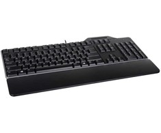 Klaviatūra dell kb-813 smartcard skaitytuvas usb klaviatūra juoda