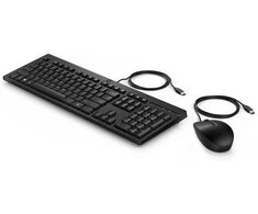 Klaviatūra Hewlett Packard (HP) Klaviatūros ir pelės rinkinys 225 laidinis g2 ax2y7aa#abb