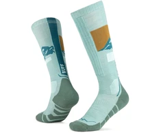 BUFF Merino HW Over Calf Socks HW01, Žalias L