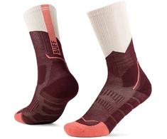 BUFF Merino MW Crew Socks C1 Wine Socks L
